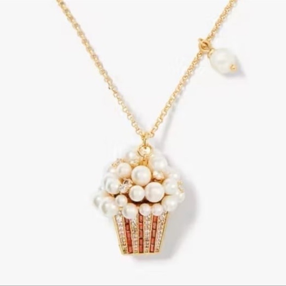 $128 Kate Spade Winter Carnival Popcorn Pendant - Picture 7 of 8